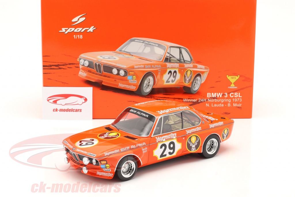 Modèle Réduit Spark BMW 3.0 CSL #51 Le Mans 1973 - Échelle 1/18, Métal Et Plastique