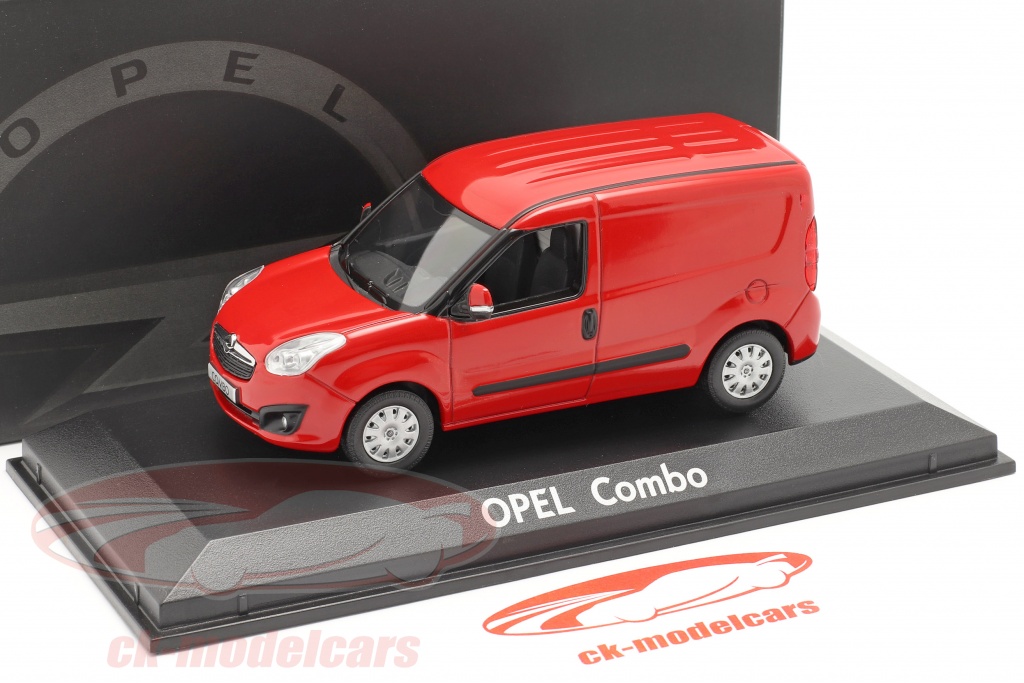 Opel Combo D Encadré Voiture 1:43 Rouge