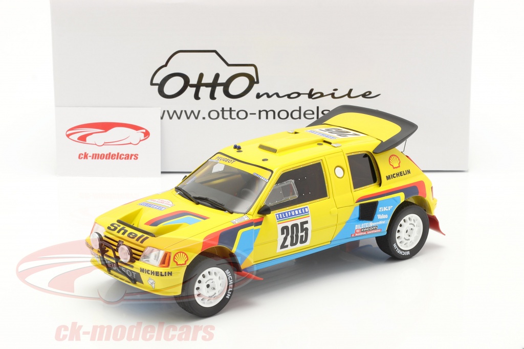 Ottomobile G091 Peugeot 205 T16 Série 200 - Gris Winchester - 1984 - Échelle 1/12