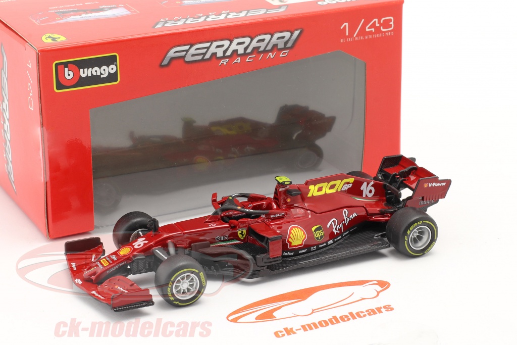 BBURAGO No.16 GP Toscana Ferrari SF1000 1000th GP C.Leclerc  1/43 