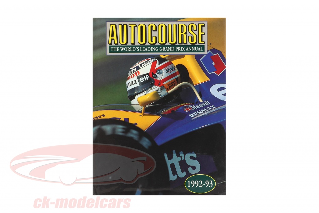 Book: AUTOCOURSE 1992-1993: The World's Leading Grand Prix Annual ...