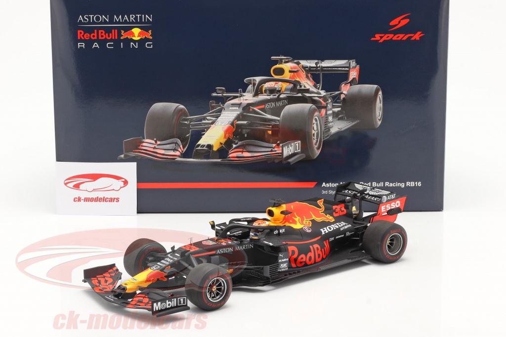 Spark 1:18 M. Verstappen Red Bull Racing RB16 #33 3e Stiermarken GP ...