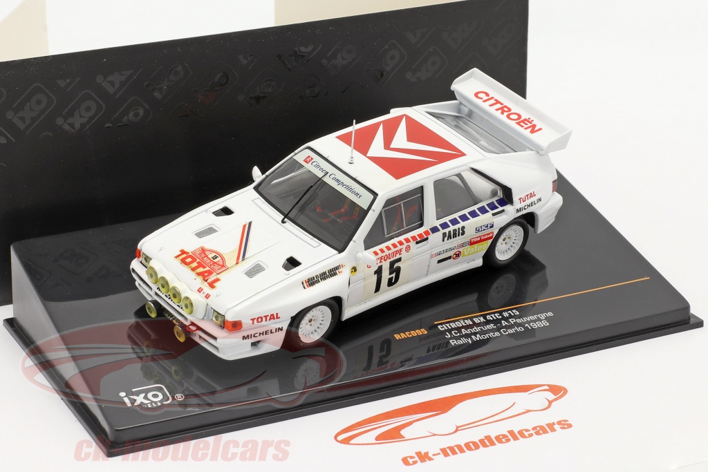 blog - - 1/24 Citroën BX 4TC Monte Carlo 1986 par Marc