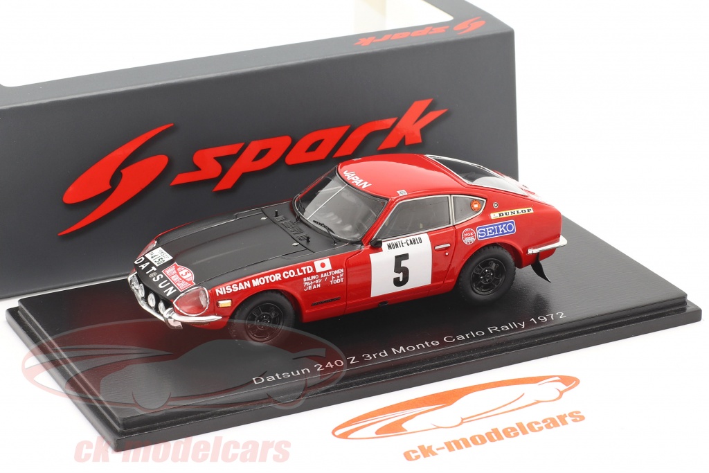 Datsun 240Z N°5 En Résine Neuve Figurine Spark S6280 - DATSUN 240