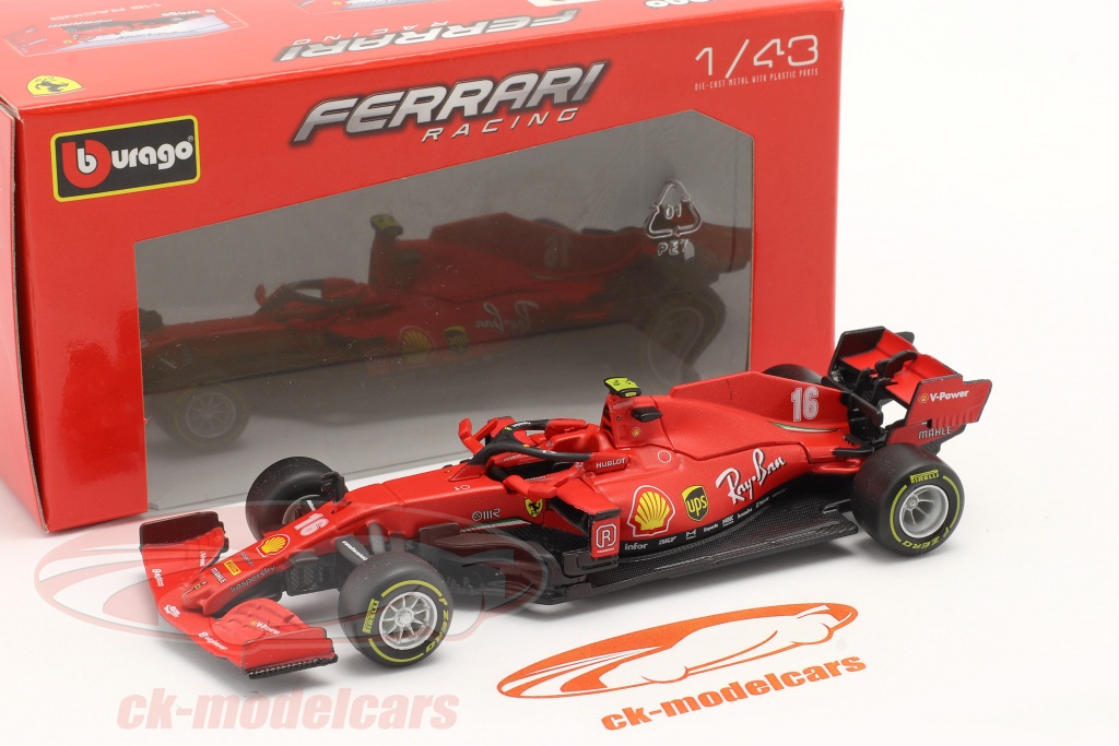 Charles Leclerc Ferrari SF1000 #16 2nd Austrian GP formula 1 2020 1:43 Bburago
