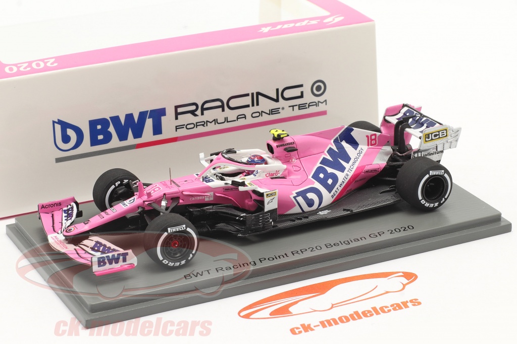 BWT Racing Point RP20 N°11 BWT Racing Point F1 Team GP Belgi 1/43 Spark S6497