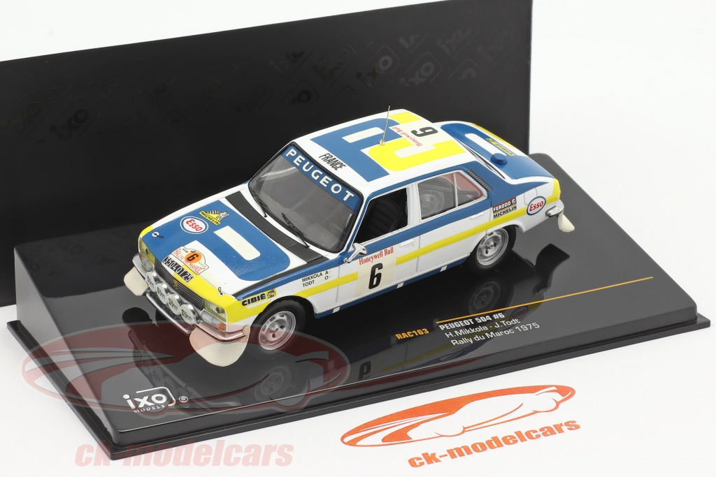 Peugeot 504 1/43 rallye Bandama 1978 Solido