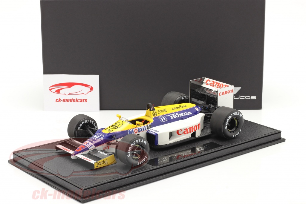Gp Replicas 1 18 Nigel Mansell Williams Fw11 5 公式1 1986 和展示柜gp078a 模型汽车gp078a