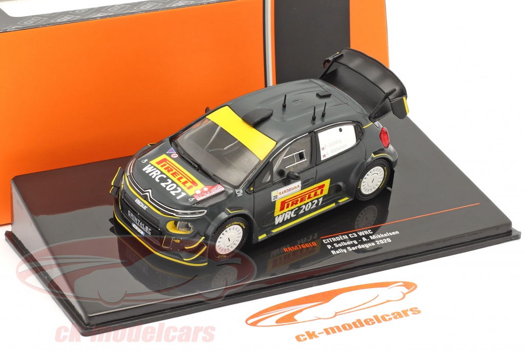 Citroën C3 WRC - Rally Italia Sardegna 2020 - Solberg - Mikkelsen - IXO