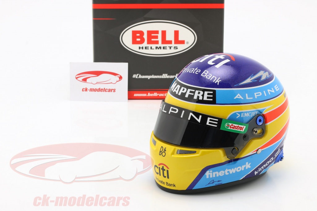 Bell 1:2 Fernando Alonso #14 Alpine F1 Team formula 1 2021 helmet 4100097  model car 4100097 4100097