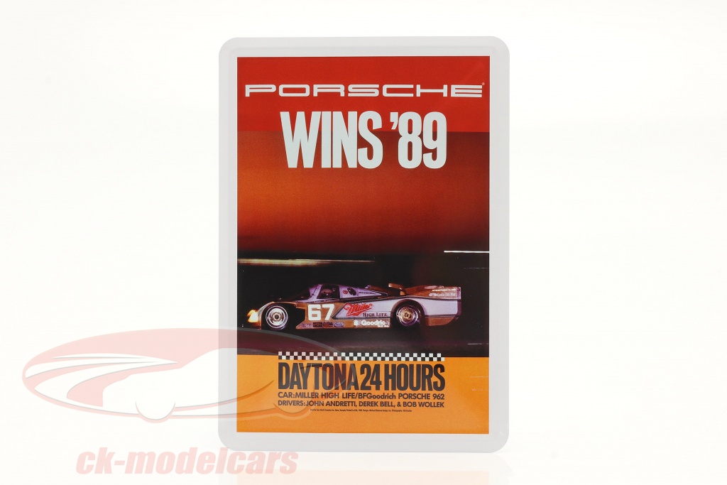 Porsche 金属のポストカード： 24h Daytona 1989 MAP11602516 MAP11602516