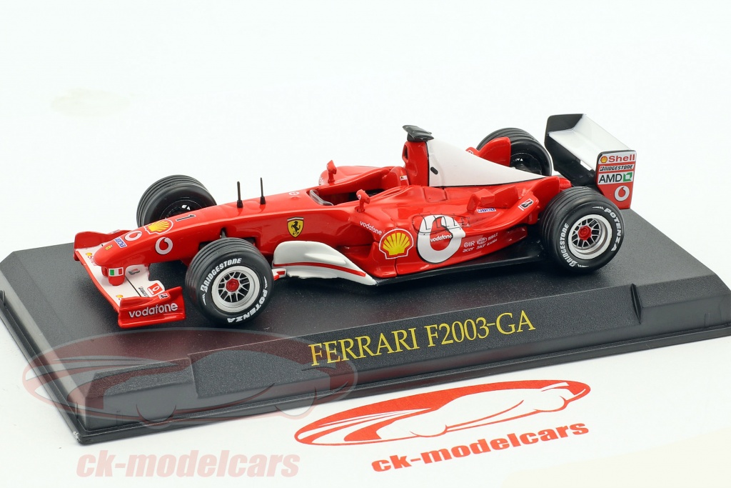 1/18 Ferrari F2002 Michael Schumacher 5 Times World Champion 2002 "Marlboro" 