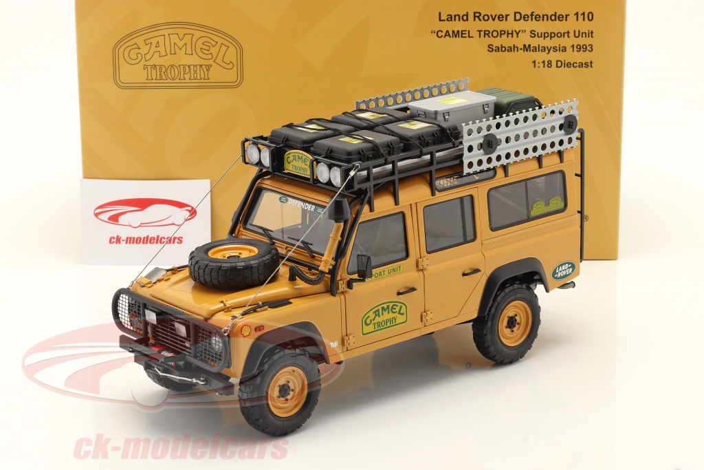 Land Rover Defender 110 Support Unit Camel Trophy マレーシア 1993 1:18 Almost  Real