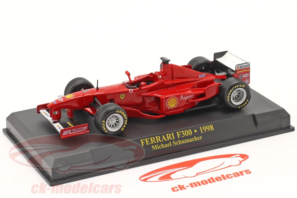 Altaya Ferrari F300 1998 Michael Schumacher Marlboro modellino Formula 1 Altaya 1/43 