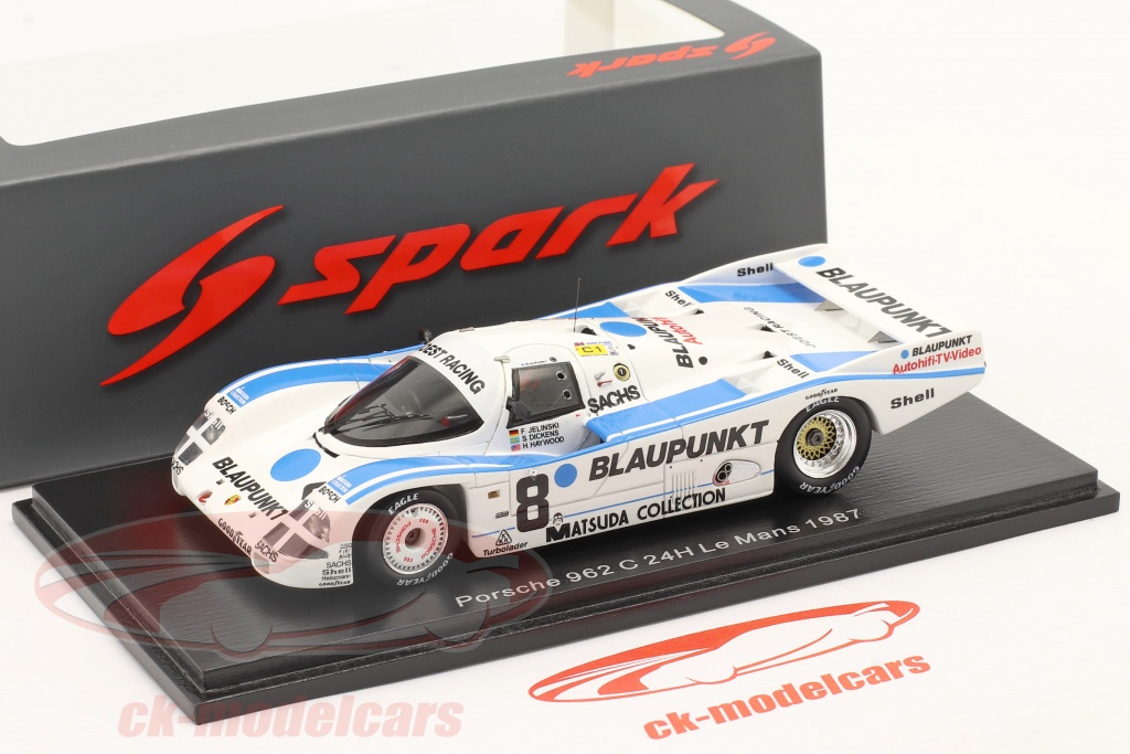 Spark 1:18 Porsche 962 C #17 Winnaar 24h Le Mans 1987 Stuck, Bell