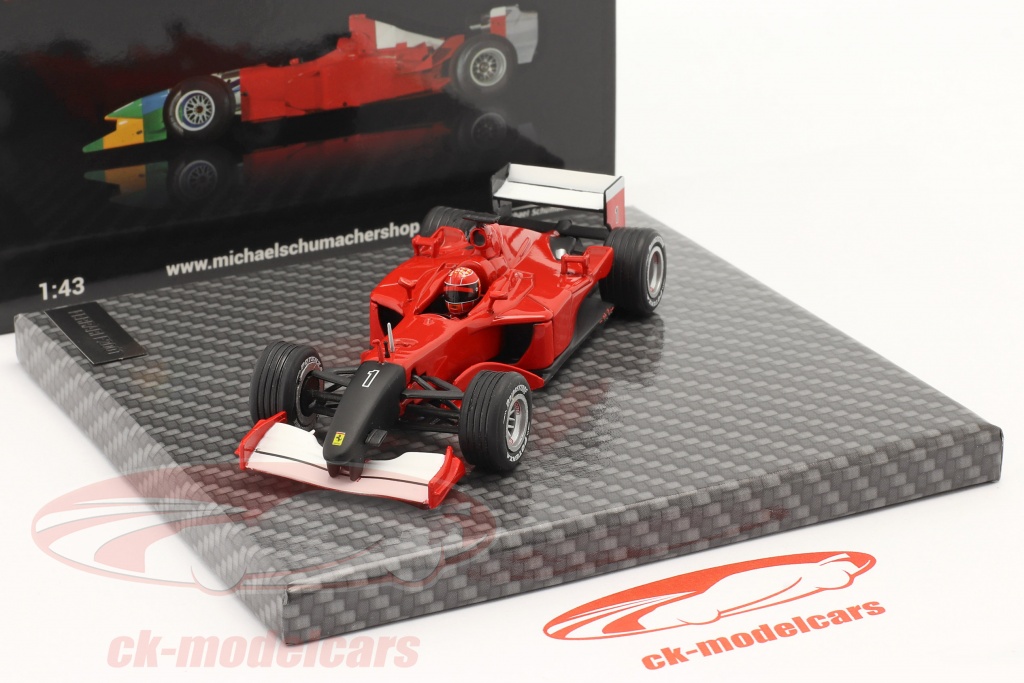 Michael Schumacher Ferrari F1 F2001 1:43 Inc DISPLAY CASE BRAND NEW 