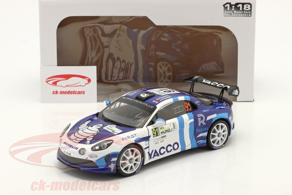 SPARK S6573 Alpine A110 Rally RGT No.91 Rally Monza 2020 1st in RGT Rague 1/43 