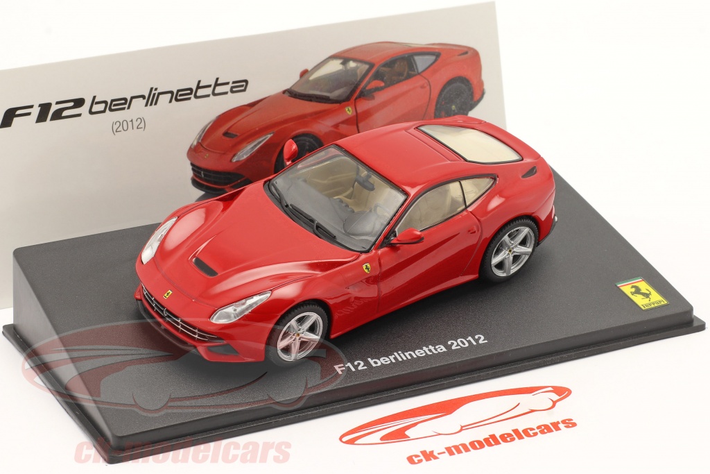 Altaya 1:43 Ferrari F12 Berlinetta Baujahr 2012 mit Vitrine rot 