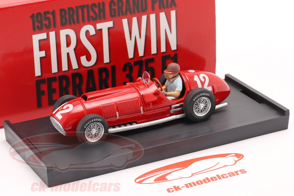 José Froilán González Signed Ferrari First F1 Win Photograph