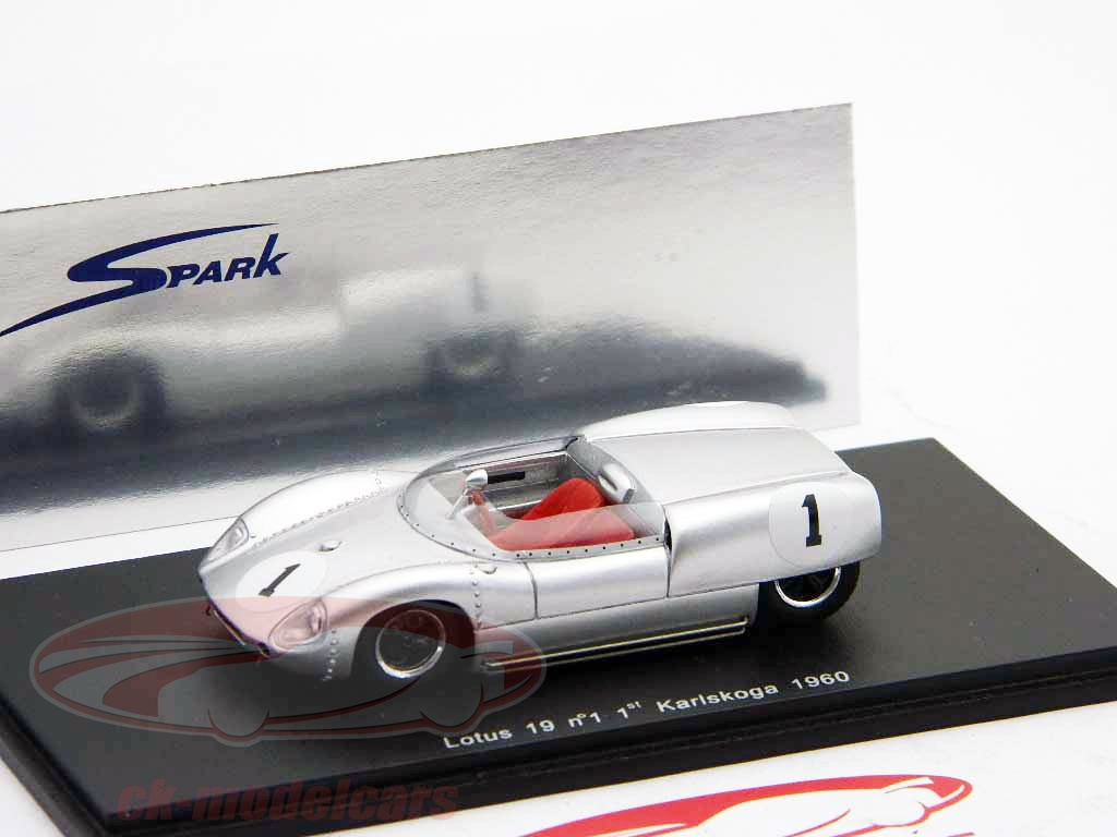 Tecnomodel 1:18 - Voiture de sport miniature - Lotus 19 SCCA Karlskoga 1960 Stirling Moss - TM18