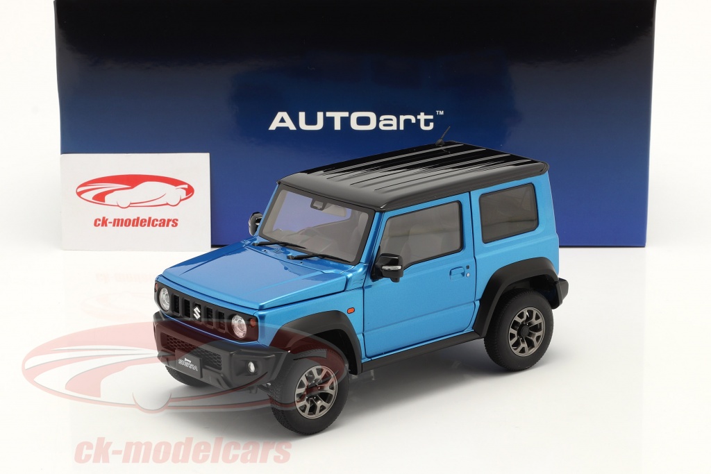 AUTOart 1:18 Suzuki Jimny (JB74) RHD Baujahr 2018 brisk blau 