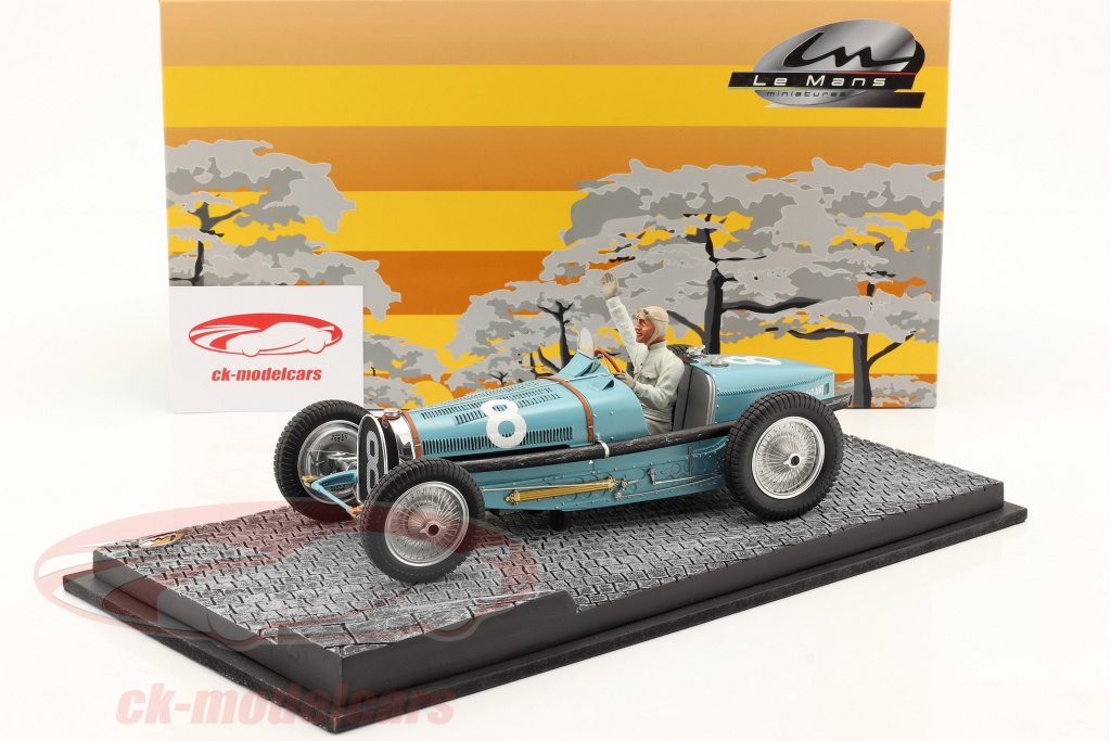 LeMans Miniatures 1:18 Rene 118002/8M 59 GP 3rd Type Modellauto 118002/8M 1934 3700474504291 Dreyfus Monaco #8 Bugatti