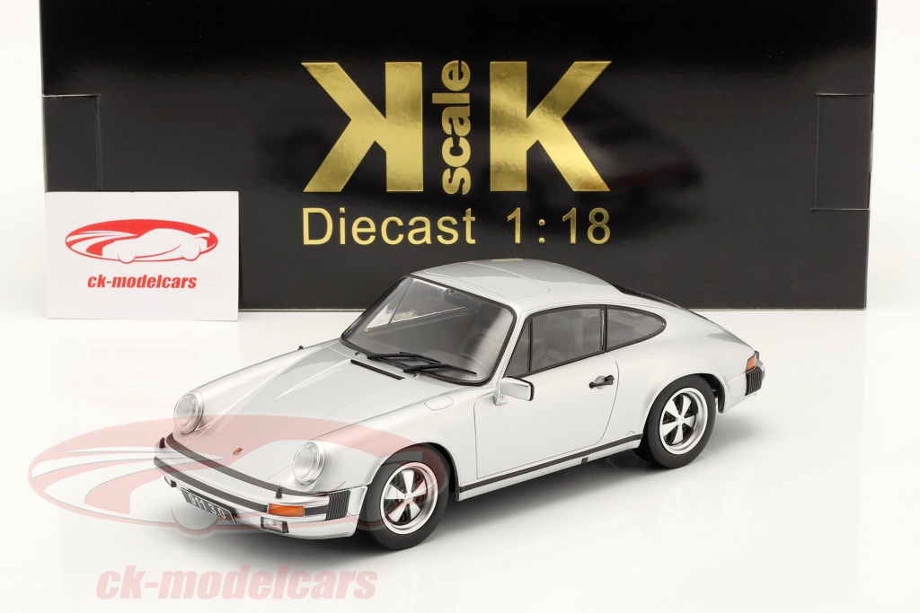KK-Scale 1:18 Porsche 911 Carrera  Coupe year 1977 silver KKDC180632  model car KKDC180632 4260699761095