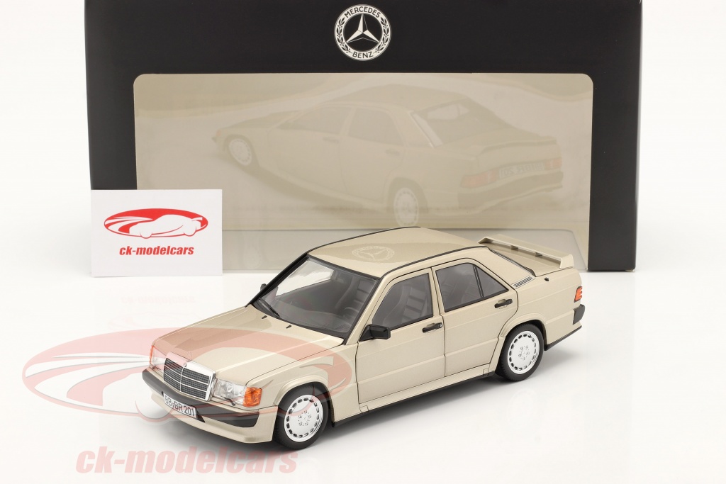 Norev 1:18 Mercedes-Benz 190 E 2.3 - 16 (W201) year 1984-88 smoke silver  B66040664 model car B66040664