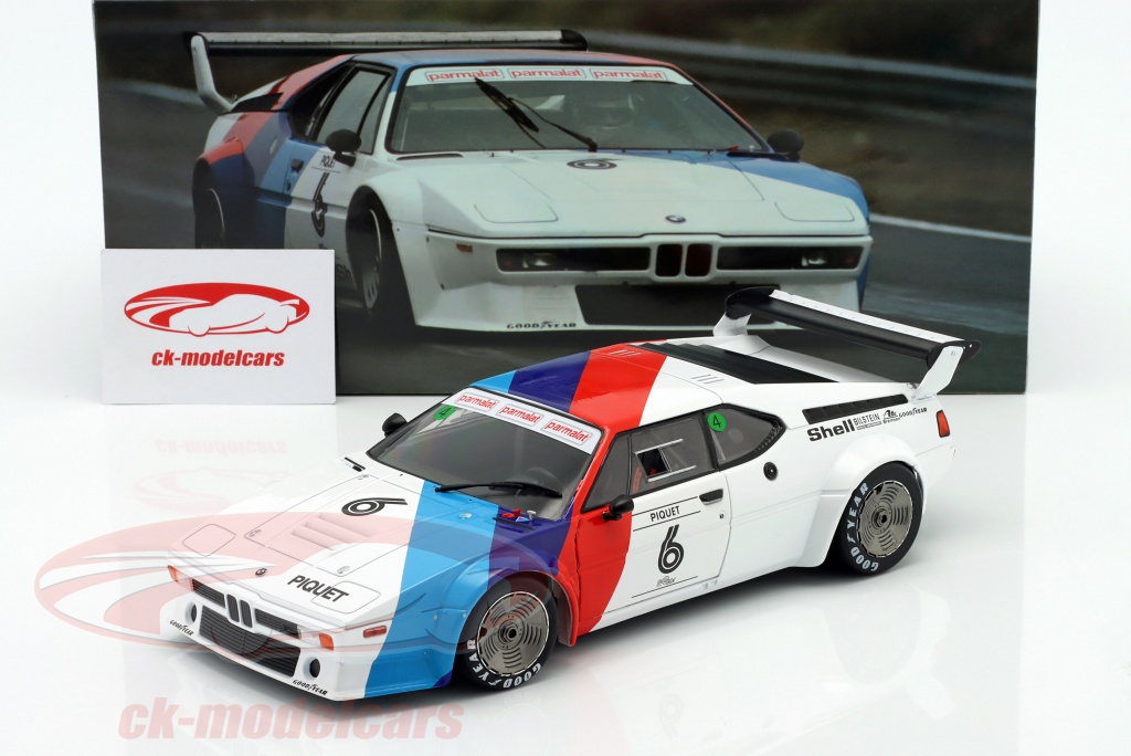 Achetez W18003001 - WERK83 1:18 WERK83 Bmw M1 Werksdesign #6 Procar Series 1979 Nelson Piquet White Blue Red W18003001 ( - Voiture de Courses