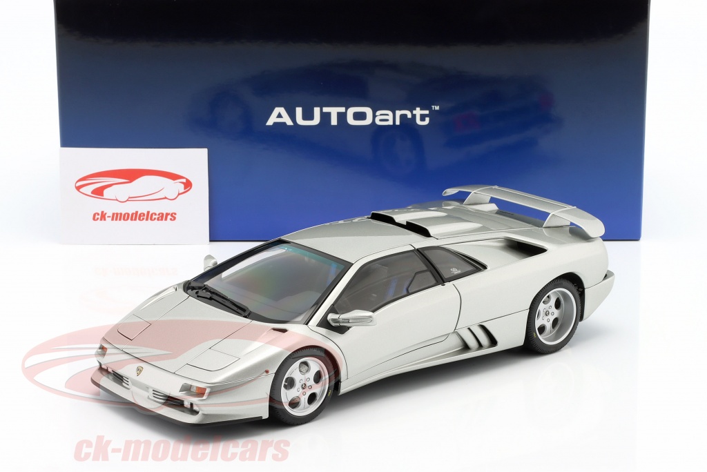 AUTOart 1:18 Lamborghini Diablo SE30 Jota year 1995 titanium silver ...