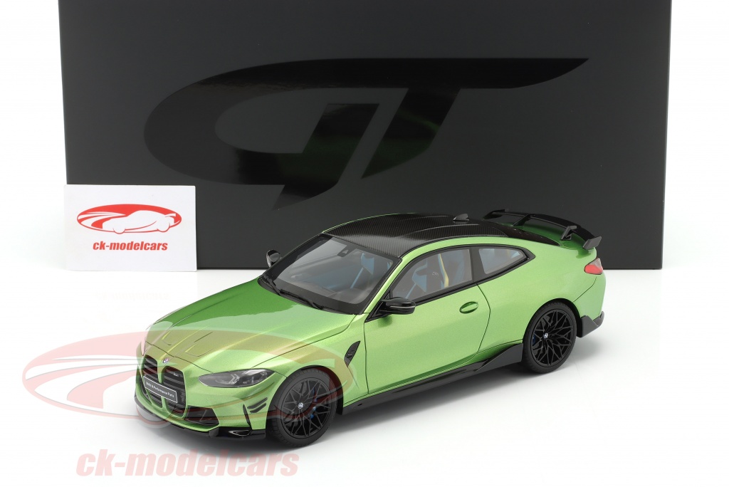 Modellino GT Spirit BMW M4 G82 Competition M Performance 2021 Verde 1:18 Limited 1/99