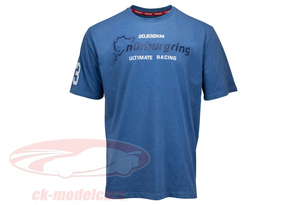 N rburgring T Shirt Ultimate Racing Blau NR 22 165 NR 22 165