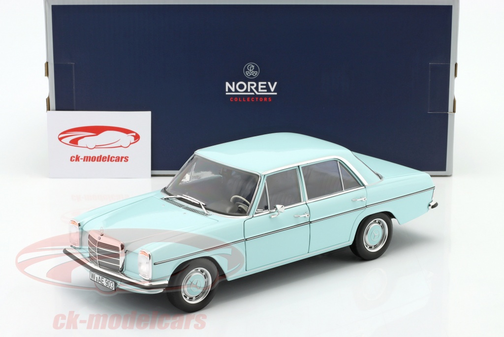 Norev 1:18 Mercedes-Benz 200 1968 light blue 183777 model car 183777  3551091837770