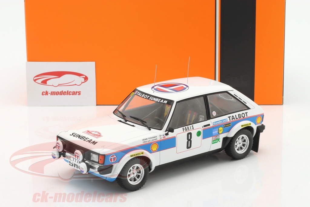 Miniature Talbot Lotus Sunbeam Monte Carlo 1981 - Ixo 1/43 Neuve