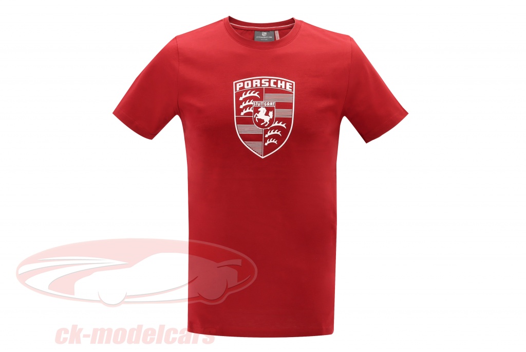 haag onvergeeflijk Imperialisme Porsche t-shirt logo Bordeaux rood WAP67100S0PESS WAP67100S0PESS