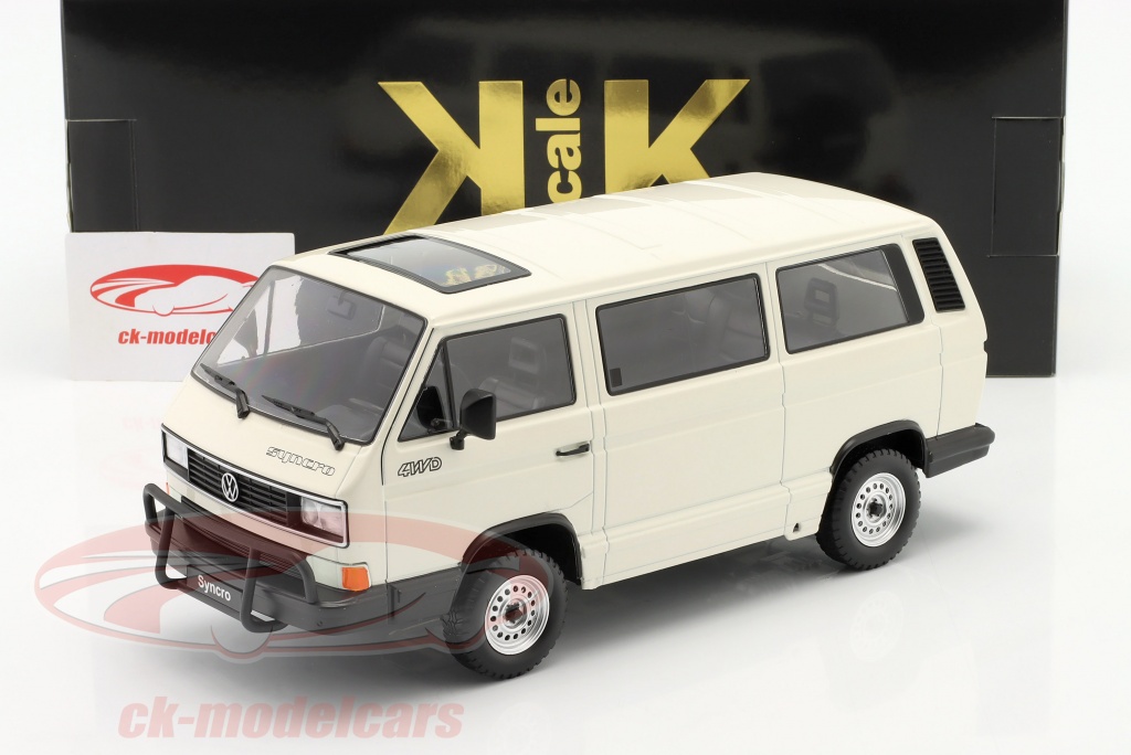 KK-Scale 1:18 Volkswagen VW Bus T3 Syncro Baujahr 1987 weiß