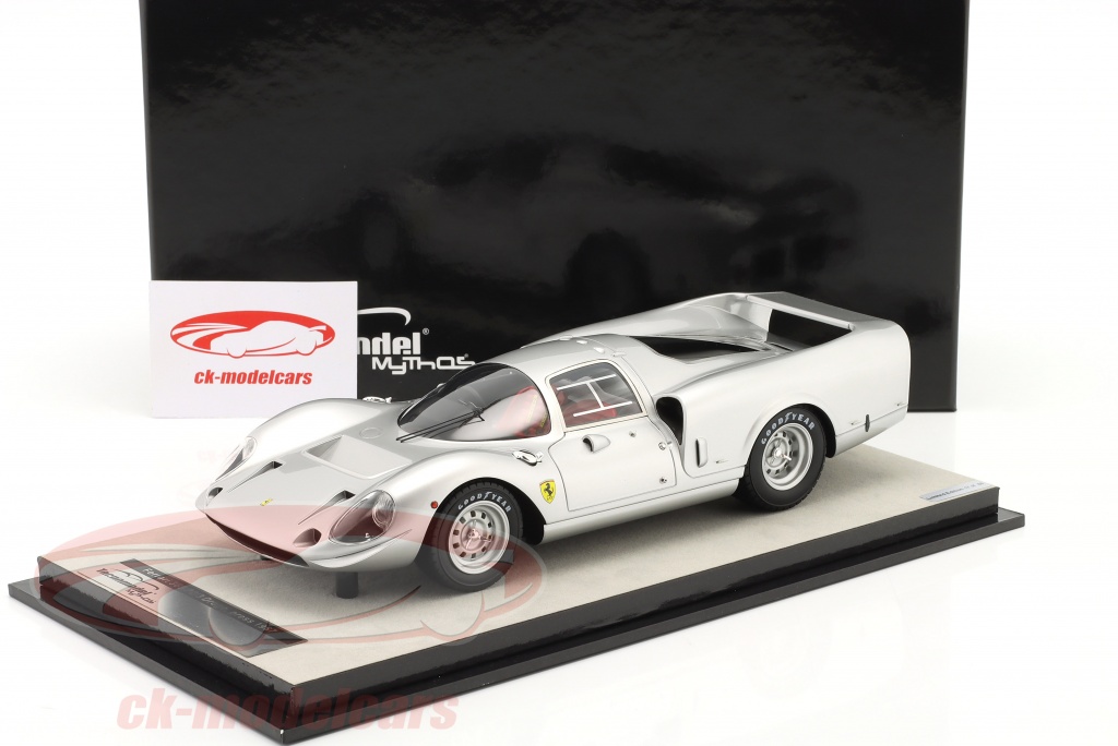 Tecnomodel 1:18 Ferrari 365 P2/3 Drogo Press version 1967 aluminum ...