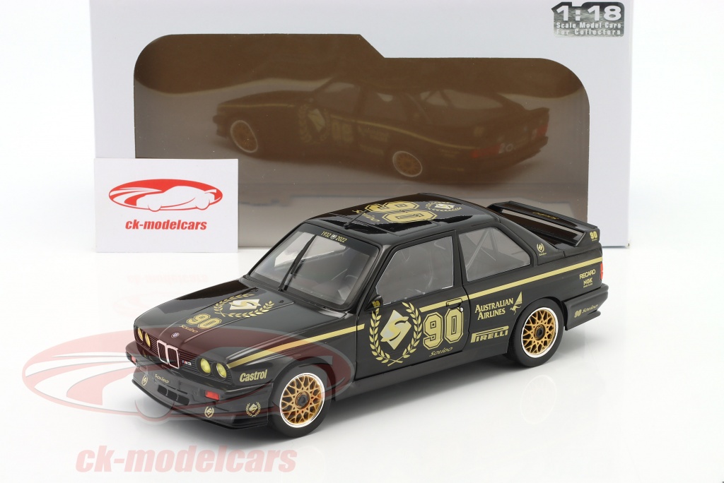 Solido 1:18 BMW M3 (E30) 90th Anniversary 2022 black / gold 