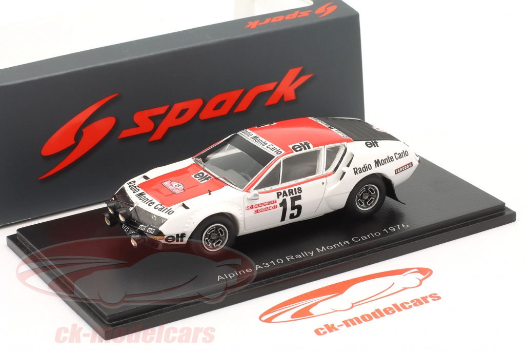 RENAULT ALPINE A310 N°4 RALLYE MONTE CARLO 1976 JP NICOLAS KIT Mont Tip Top 143