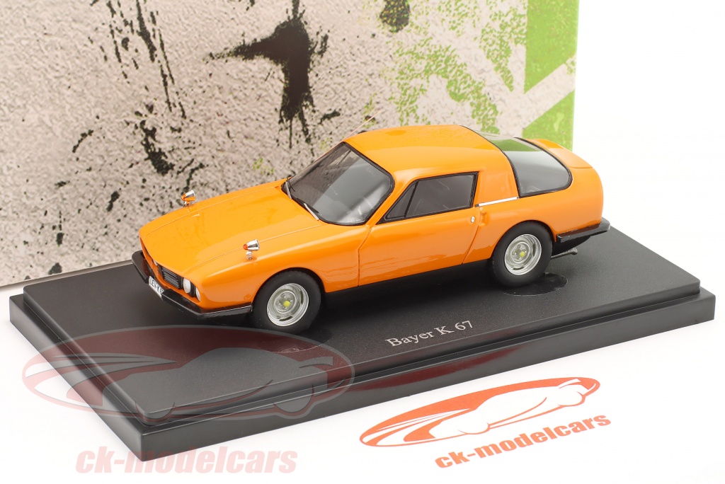 Modèle réduit Bayer - K67 Germany 1967 - Orange 1/43 | Autocult