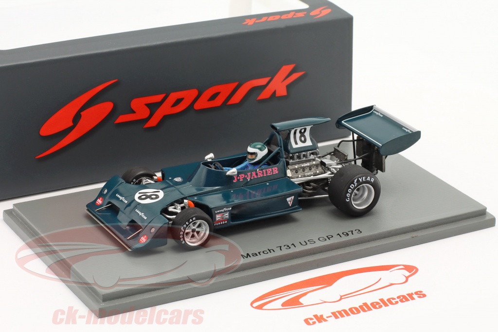 Miniature Spark 1/43 – March 731 #14 GP Monaco 1973 – Jean-Pierre Jarier
