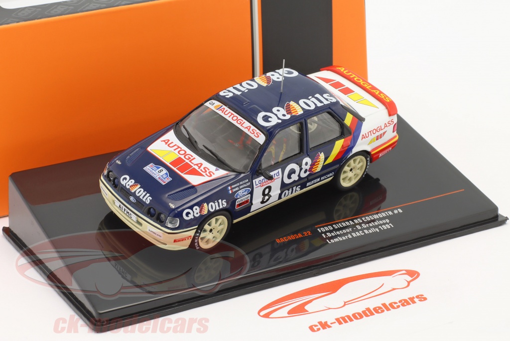 Modèle Réduit Ford Sierra RS Cosworth Rallye 1991 - échelle 1/43, IXO RAC405A, Neuf En Boîte
