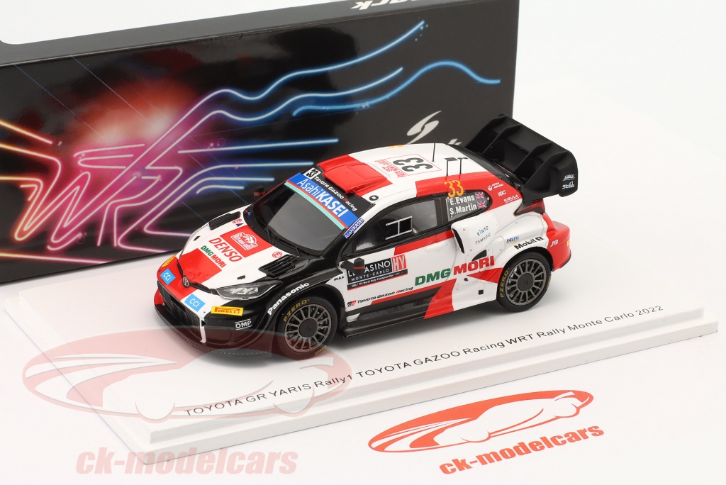 Spark 1:43 Toyota Yaris WRC #11 Rallye Monte Carlo 2017 Hänninen, Lindström S5164 model auto