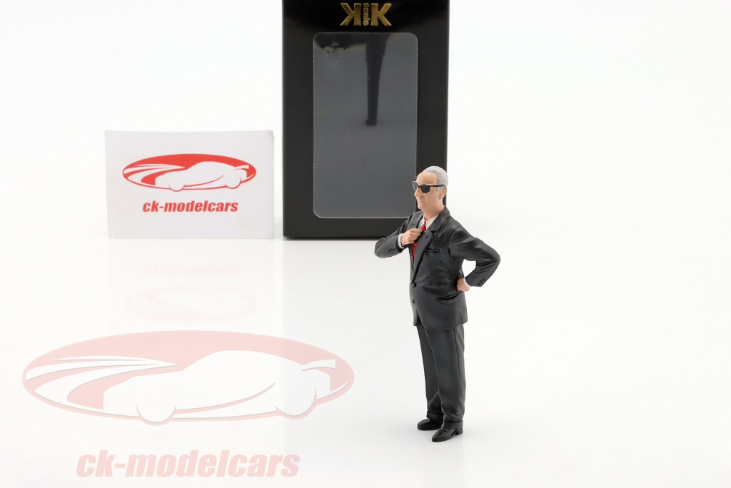 Figurine D'action KK Scale 1:18 Enzo Ferrari - Modèle Ancien, Avec Boîte, Résine Et Plastique