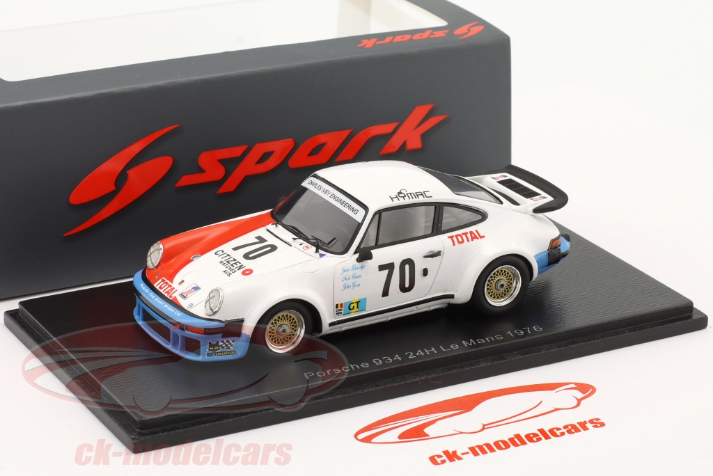 1981 Porsche 934 n°70 Perrier - Bertapelle - Salam Le Mans S9846 Spark