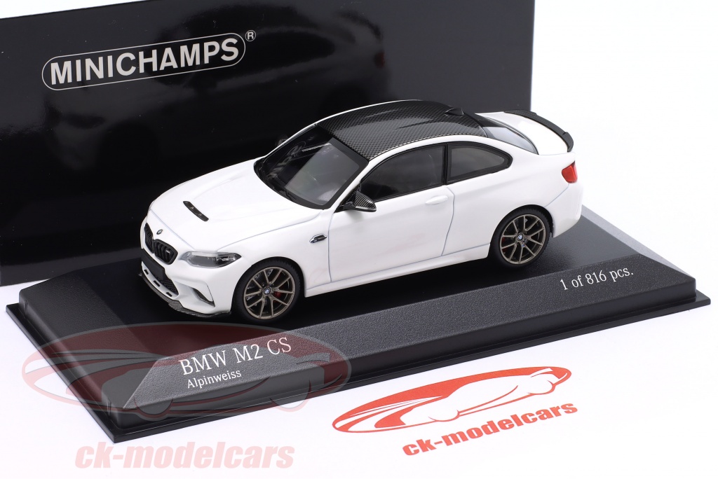 Minichamps 1:43 BMW M2 CS (F87) 建設年 2020 白 / ゴールデン リム