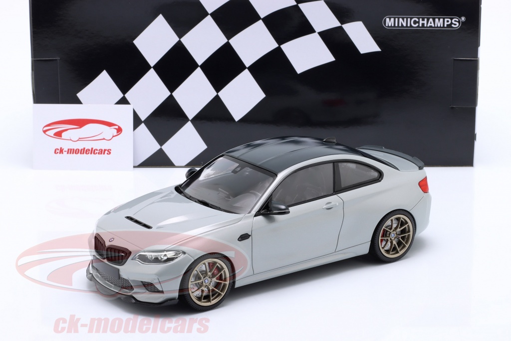 Minichamps 1:18 BMW M2 CS (F87) 2020 silber metallic / goldene 