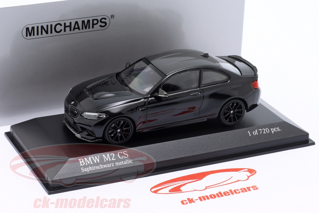 Minichamps 1:43 BMW M2 CS (F87) year 2020 sapphire black metallic