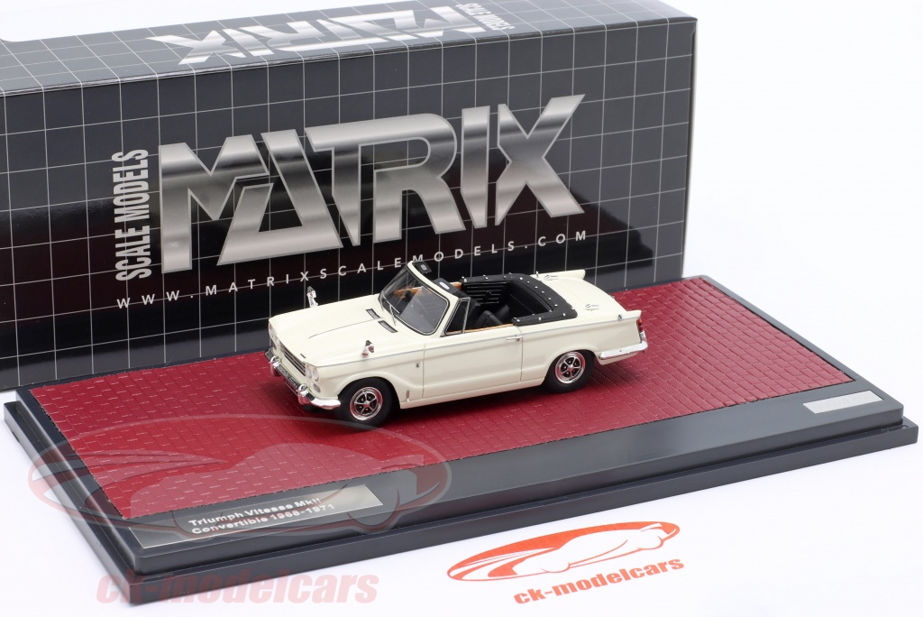 MX41902-031 TRIUMPH Vitesse DHC Cabriolet blanc - 1962 au 1/43 de