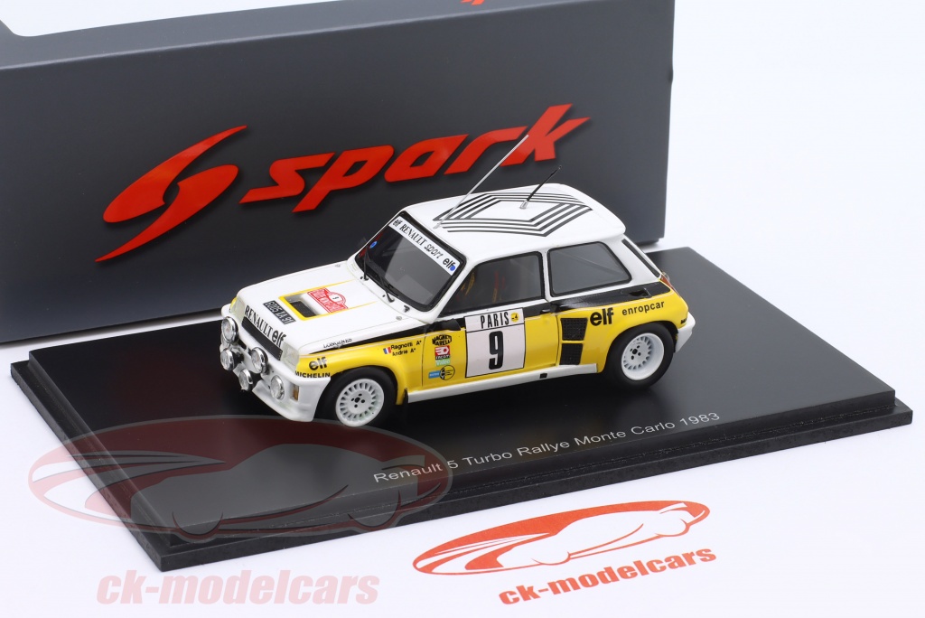 RENAULT 5 TURBO No.9 7th Rally Monte Carlo 1983 ( J.Ragnotti - J-M